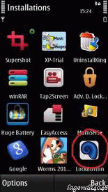 game pic for lockbutton S60 5th  Symbian^3